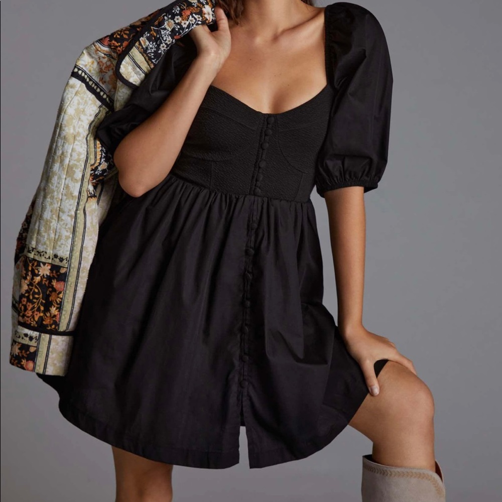 Maeve Sweetheart Mini Dress